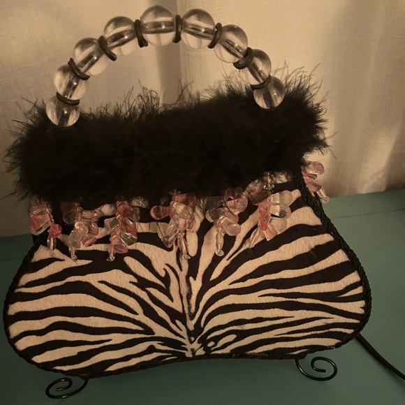 Zebra purse lamp - Picture 1 of 8